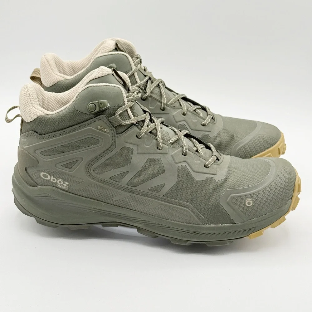 Oboz Katabatic Mid B-Dry Hiking Boots Size 12 Mens Evergreen